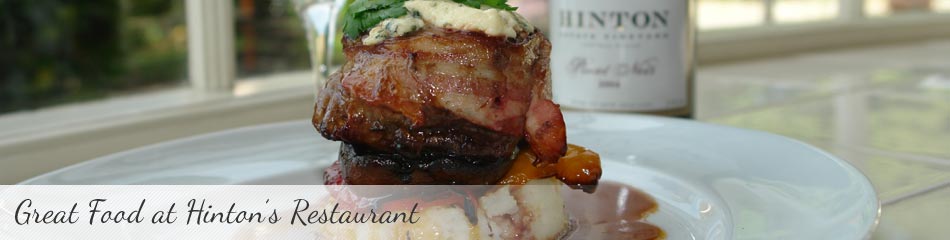 Great food at Hinton's Restaurant